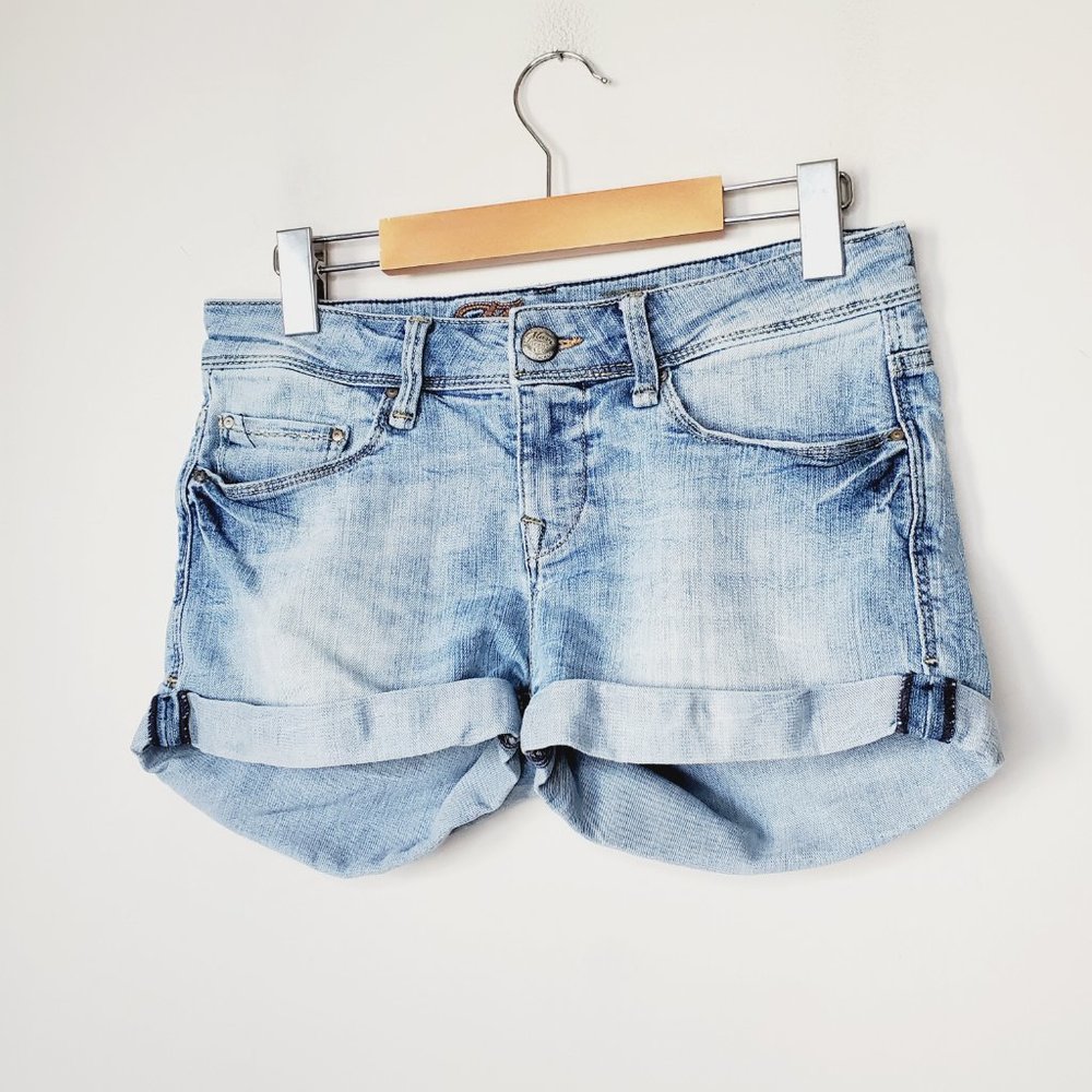 Mavi Denim Shorts Tiara Mid Rise Light Wash 29 - Picture 2 of 10